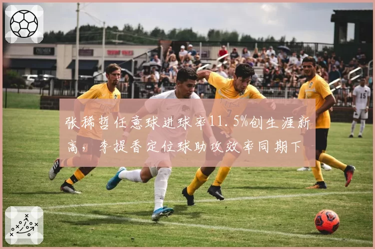 张稀哲任意球进球率11.5%创生涯新高，李提香定位球助攻效率同期下降